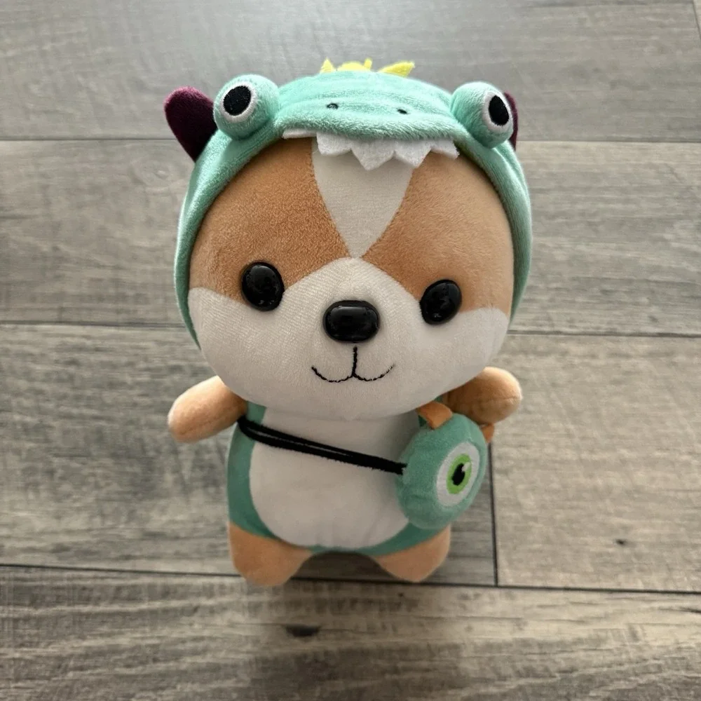 Shiba Inu Dog Plush Anime Puppy Stuffed Dinosaur Hoodie 9